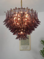 Amethyst Bloom Chandelier Glass lighting by Bling Lighting Studio