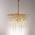 Glacier Organic Branch Round Chandelier by Bling Lighting Studio