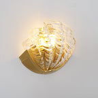 Art Deco Scallop Wall Light Glass lighting by Bling Lighting Studio