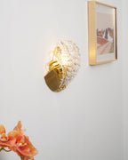Art Deco Scallop Wall Light Glass lighting by Bling Lighting Studio