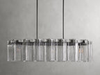 Delsie Oval Art Glass Chandelier 51''63''72''L