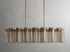 Delsie Oval Art Glass Chandelier 51''63''72''L