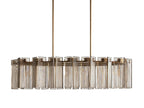 Delsie Oval Art Glass Chandelier 51''63''72''L