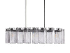 Delsie Oval Art Glass Chandelier 51''63''72''L