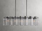 Delsie Oval Art Glass Chandelier 51''63''72''L