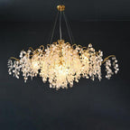 Sandra Oval Tree Branch Chandelier by Bling Lighting Studio