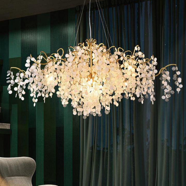 Sandra Oval Tree Branch Chandelier by Bling Lighting Studio