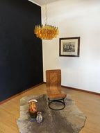 Poliedri Murano Amber Chandelier product image