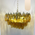 Poliedri Murano Amber Chandelier product image