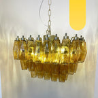 Poliedri Murano Amber Chandelier product image