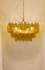 Poliedri Murano Amber Chandelier product image