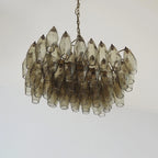 Poliedri Murano Smoked Chandelier product image