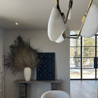 Glacera Alabaster Artistic Modern Chandelier For Living Room by Bling Lighting Studio