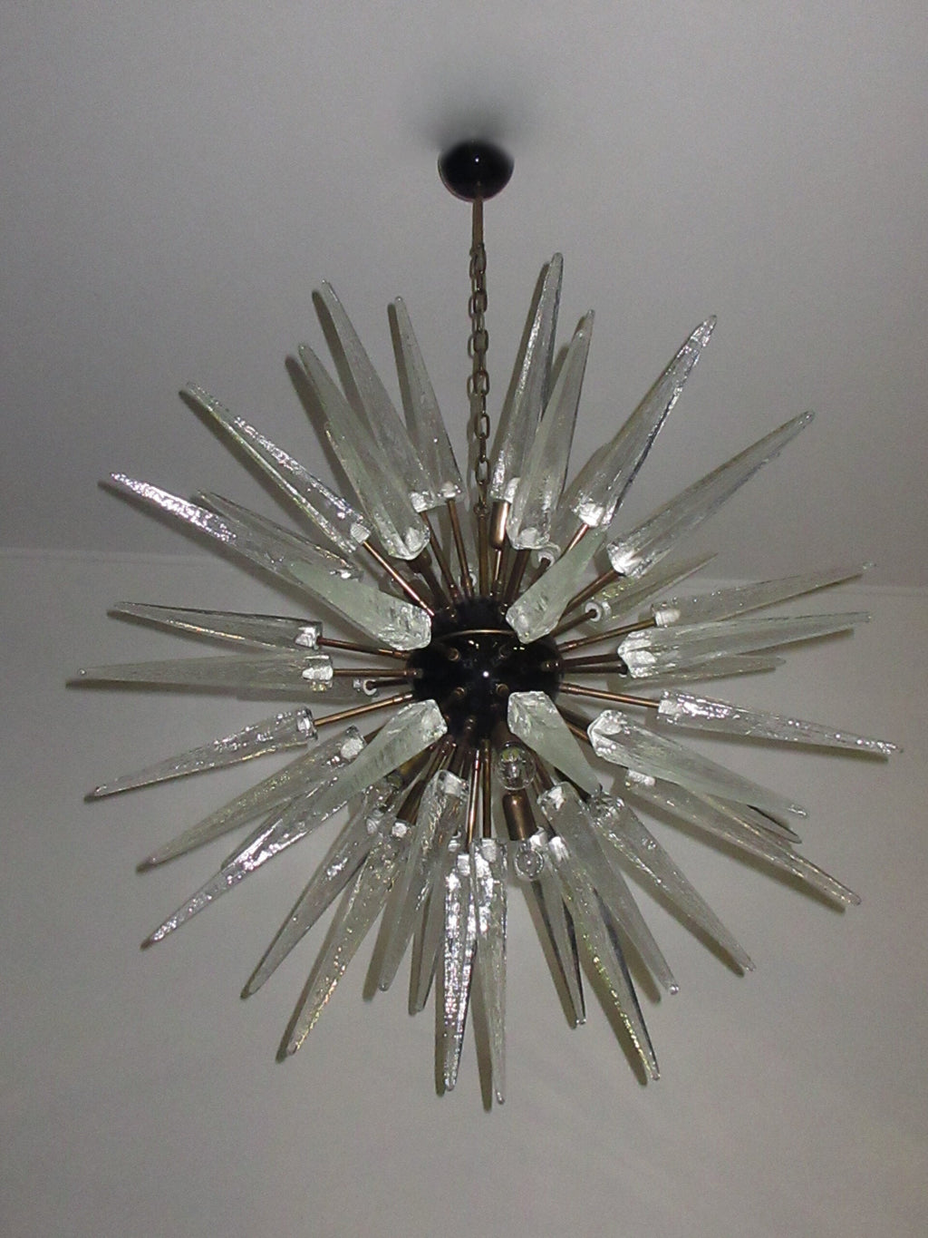 Murano Chandelier | 51 Clear Sputnik by Bling Lighting Studio