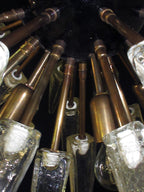 Murano Chandelier | 51 Clear Sputnik detail by Bling Lighting Studio