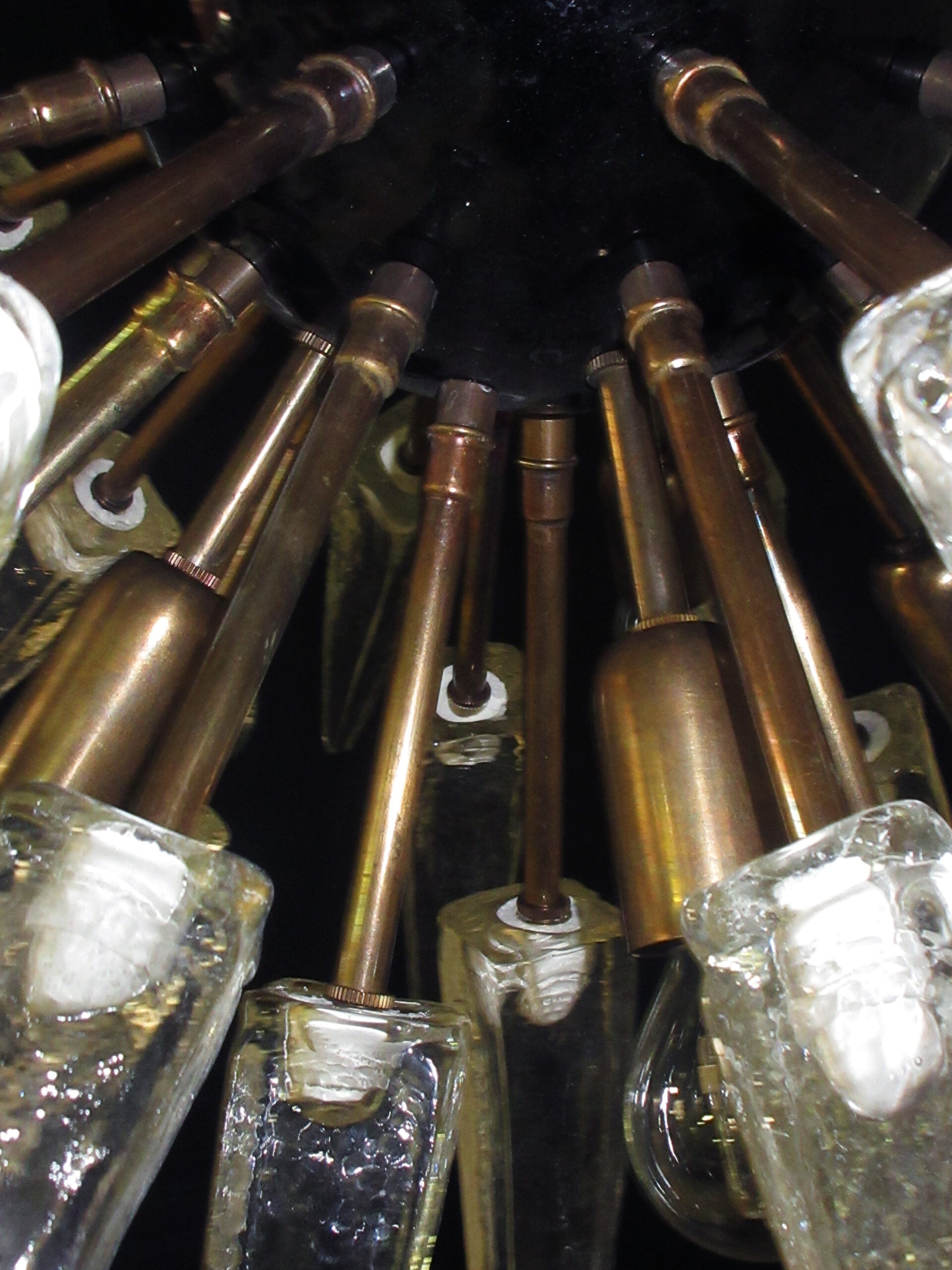 Murano Chandelier | 51 Clear Sputnik detail by Bling Lighting Studio