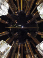Murano Chandelier | 51 Clear Sputnik detail by Bling Lighting Studio