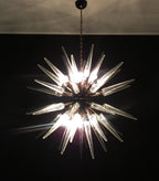 Murano Chandelier | 51 Clear Sputnik detail by Bling Lighting Studio