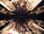 Murano Chandelier | 51 Clear Sputnik detail by Bling Lighting Studio
