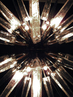 Murano Chandelier | 51 Clear Sputnik detail by Bling Lighting Studio