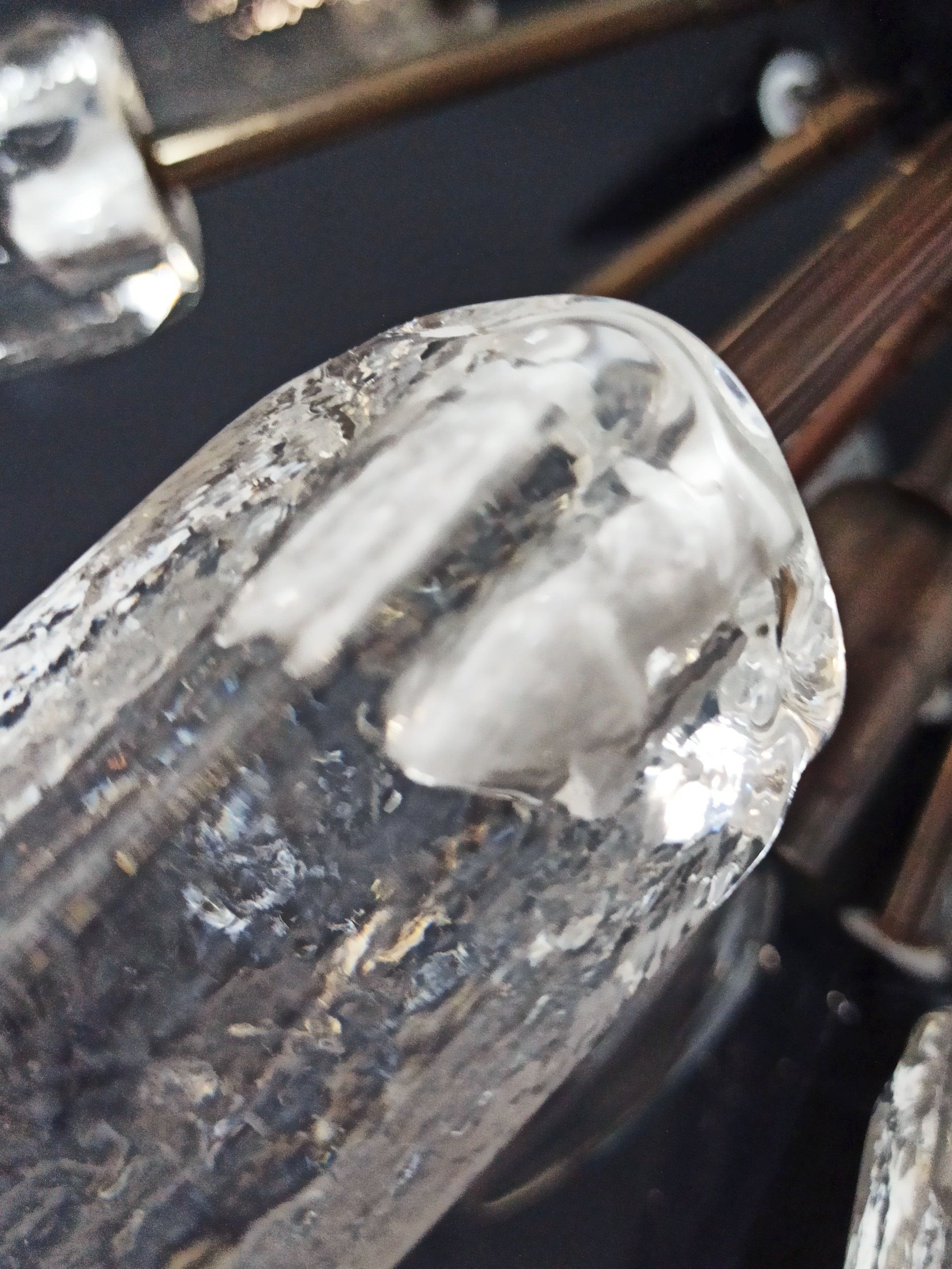 Murano Chandelier | 51 Clear Black Sputnik detail by Bling Lighting Studio