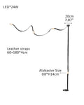 Mini Alabaster Floor-to-Ceiling Lighting