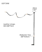 Mini Alabaster Floor-to-Ceiling Lighting