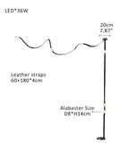Mini Alabaster Floor-to-Ceiling Lighting
