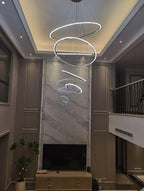 Quartz Leti multiple Round Chandlier by Bling Lighting Studio