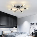 Flush Mount Linear Chandelier - Bling Lighting Studio