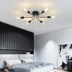 Flush Mount Linear Chandelier - Bling Lighting Studio