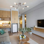 Flush Mount Linear Chandelier - Bling Lighting Studio