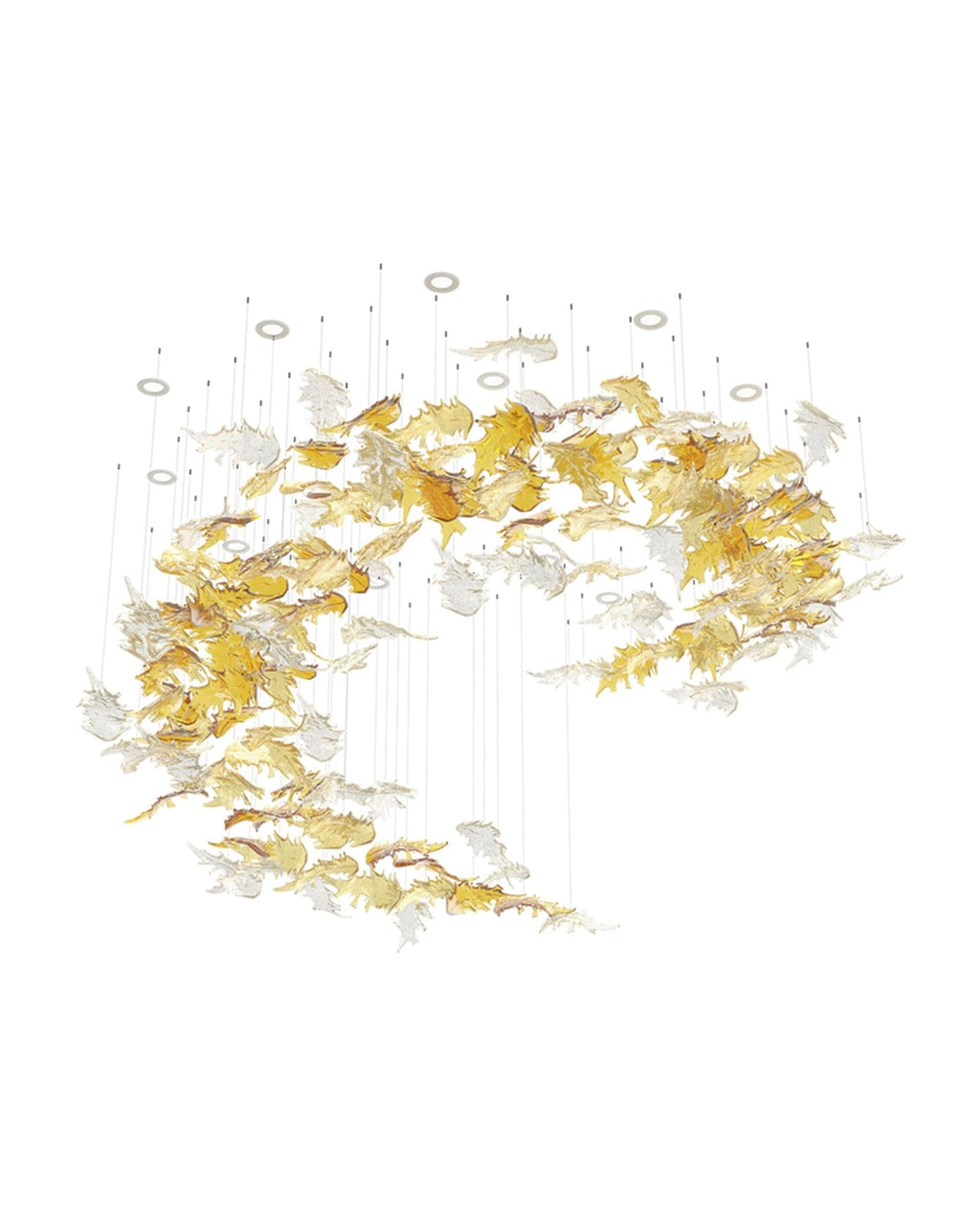 Organic Leaf Chandelier product image