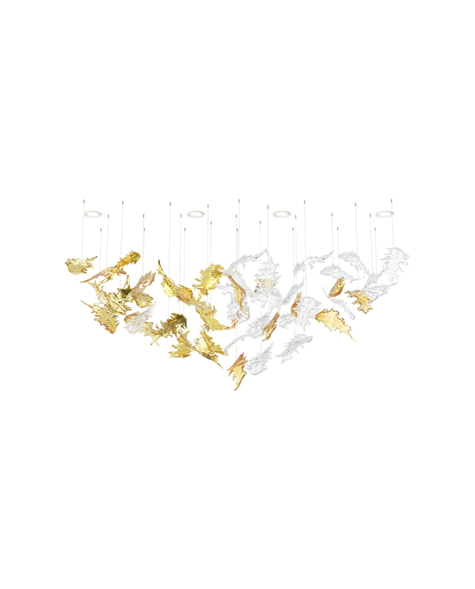 Organic Leaf Chandelier product image