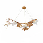 Branch Folio Brass Chandelier