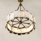 Azzurra Alabaster Chandelier 28"