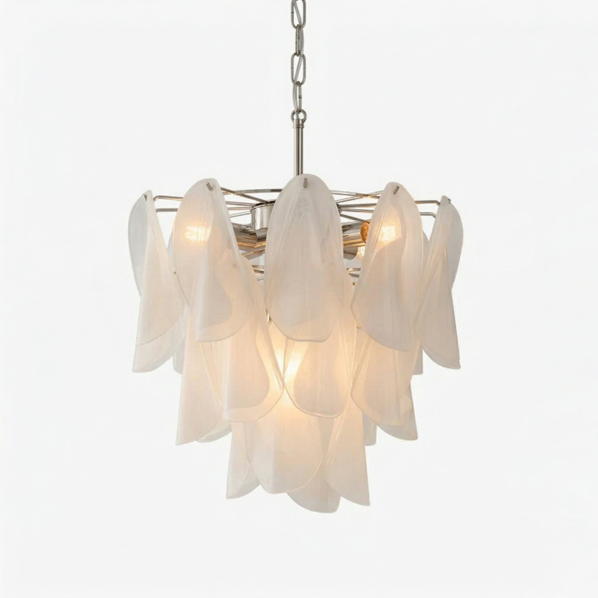 Fuchsia Murano Glass Chandelier