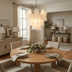 Fuchsia Murano Glass Chandelier