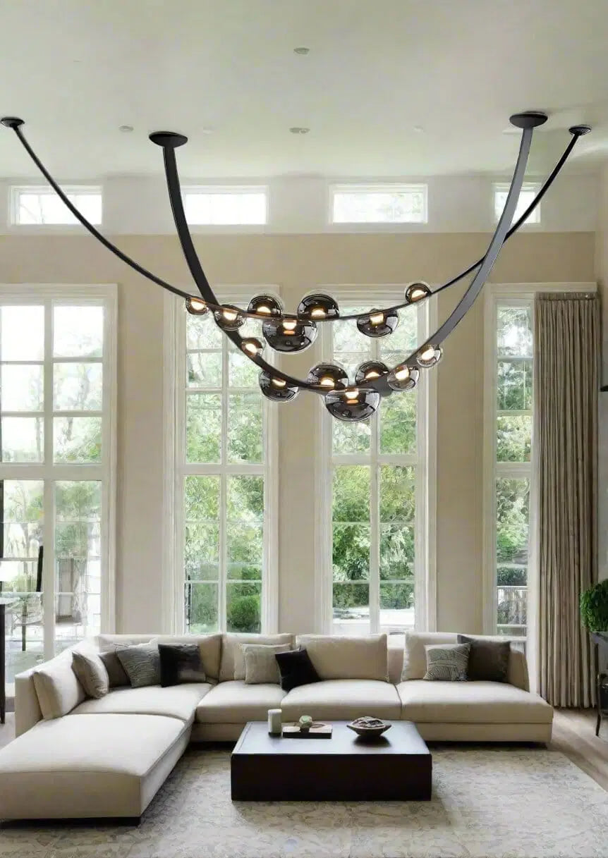 Girdle Modern Leather LED Pendant Lamp by Bling Lighting Studio