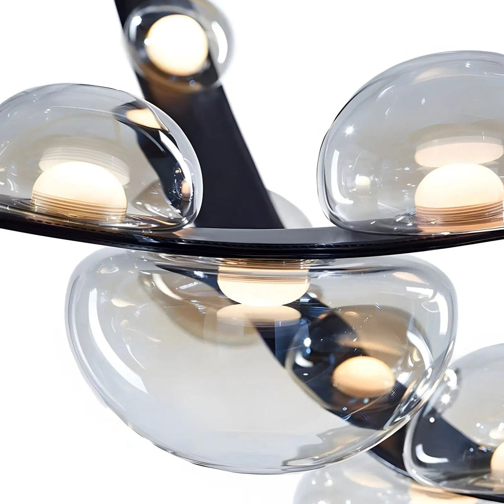 Girdle Modern Leather LED Pendant Lamp by Bling Lighting Studio