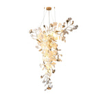 Golden Fan Leaf Artistic Chandelier product image