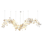 Golden Fan Leaf Artistic Chandelier product image