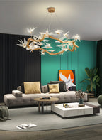 Glass Swallow Branch Chandelier product image