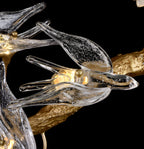 Glass Swallow Branch Chandelier product image