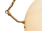 Large 'Atlas' Alabaster Suspension Lamp by Denis de la Mesiere