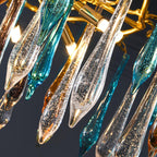 Gold Round Teardrop Branch Chandelier product image