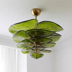 Petals Glass Chandelier Murano lighting by Bling Lighting Studio