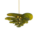 Petals Glass Chandelier Murano lighting by Bling Lighting Studio