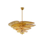 Petals Glass Chandelier Murano lighting by Bling Lighting Studio