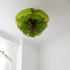 Petals Glass Chandelier Murano lighting by Bling Lighting Studio